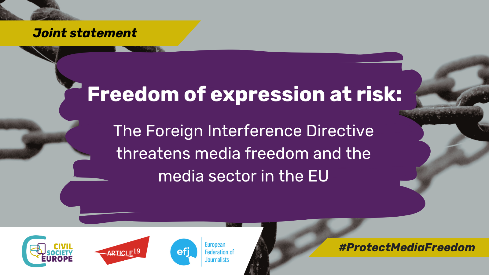 Journalists and civil society sound the alarm: the Foreign Interference ...