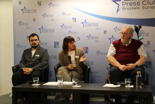 Panel discussion at the Press Club Brussels Europe